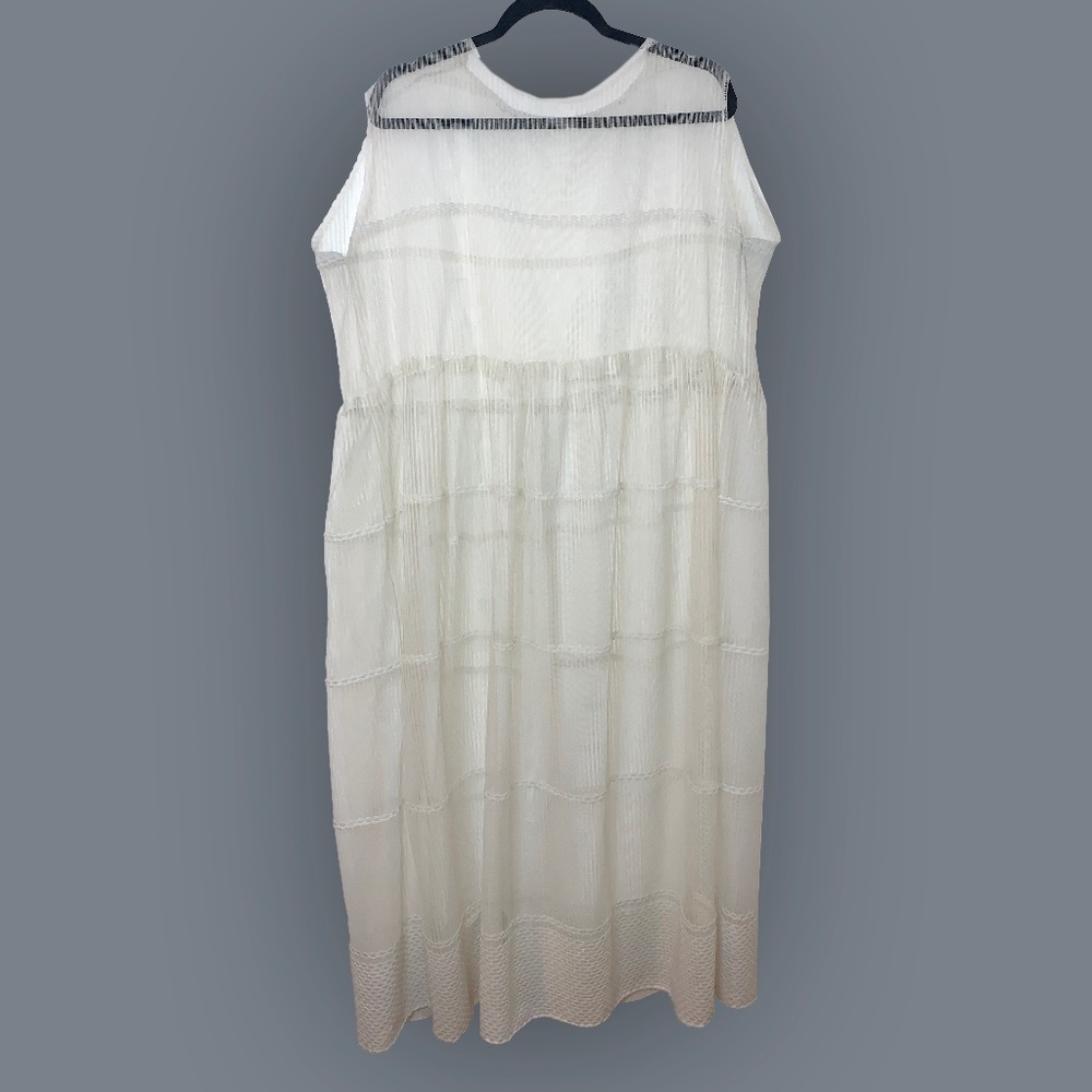 Upcycled, Cream, Lace, Maxi Dress